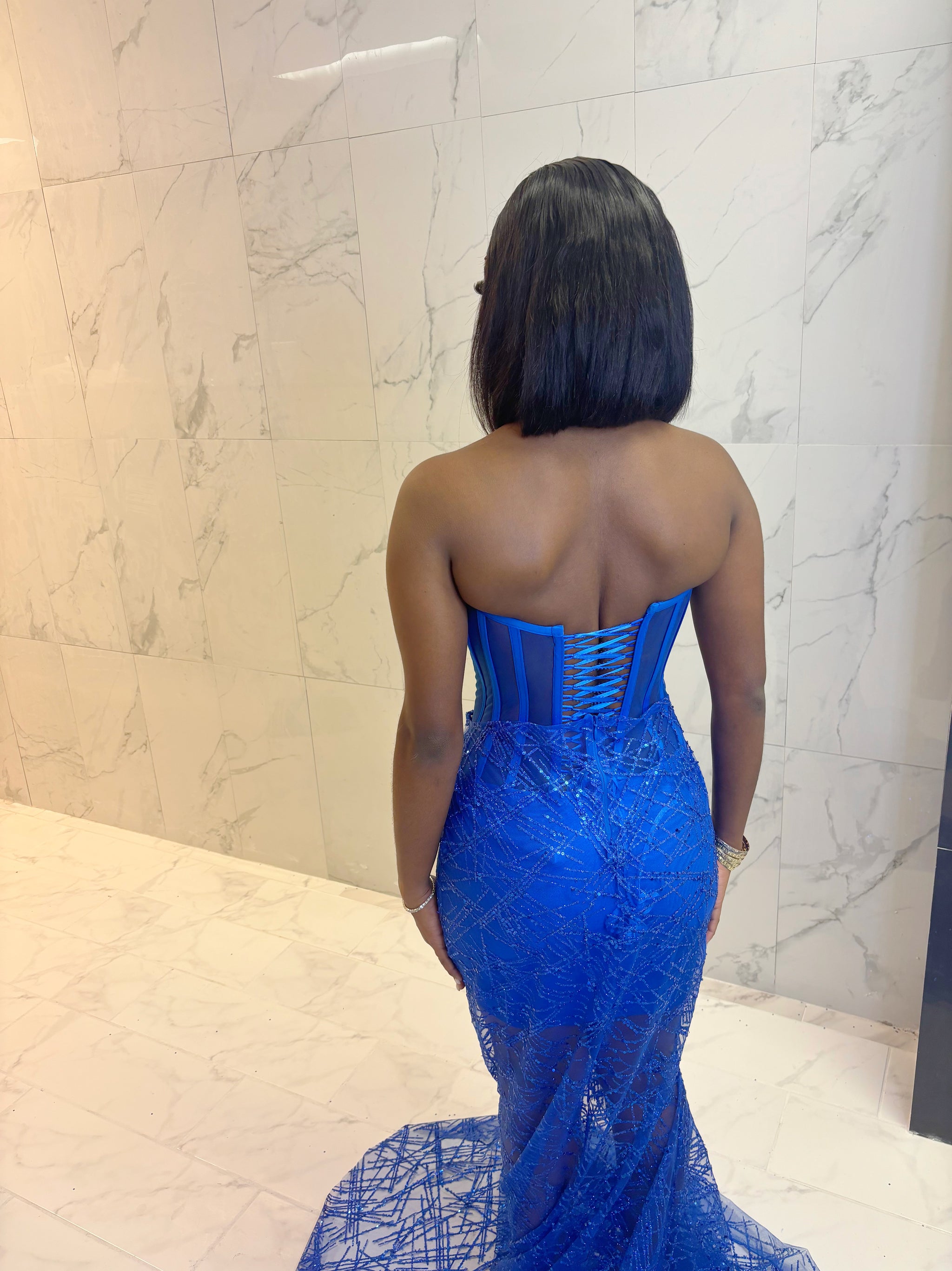 Sapphire Gown Sharlene Banks Collection Sapphire Gown Sharlene Banks Collection